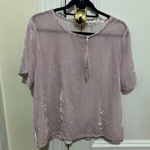 LA Relaxed Crushed Velvet Shirt